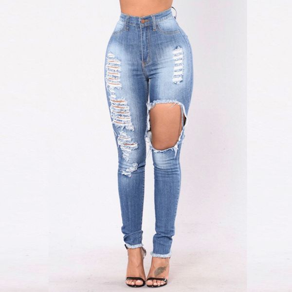 drop shipping jeans women high waist skinny pencil blue denim pants ripped hole jeans women bleached washed summer fashion
drop shipping jeans women high waist skinny pencil blue denim pants ripped hole jeans women bleached washed summer fashion