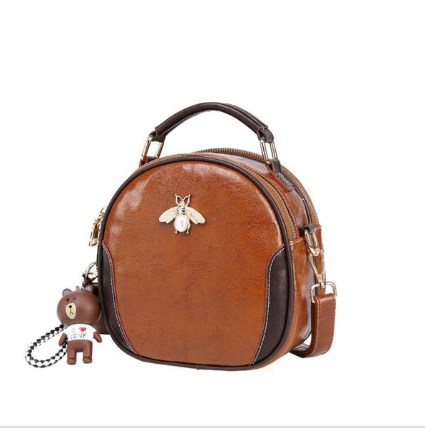 

Designer fashion handbags purses 2019 bee bag versatile and fashionable lady's shoulder bag Genuine leather handbags designer crossbody bag
