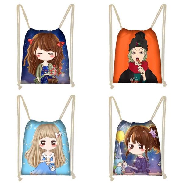twoheartsgirl cartoon princess girl drawstring bag shoulder school bookbags for women cute kids travel storage bag softbacks
twoheartsgirl cartoon princess girl drawstring bag shoulder school bookbags for women cute kids travel storage bag softbacks