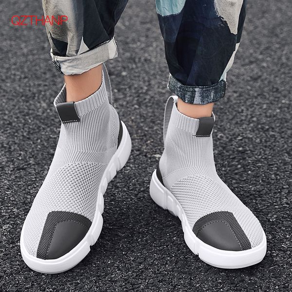 2018 men sneakers casual shoes slip on tenis masculino adulto socks footwear weave mesh breathable style male lightweight, Black
2018 men sneakers casual shoes slip on tenis masculino adulto socks footwear weave mesh breathable style male lightweight, Black