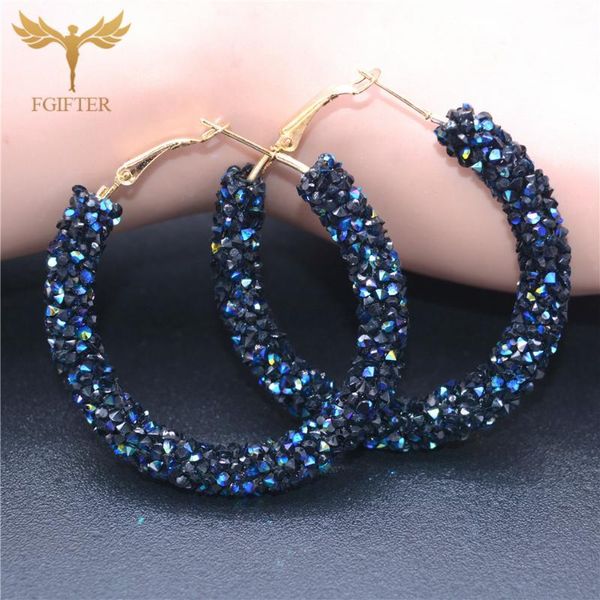 blue crystal round earrings for women 48mm big hoop earrings gold silver color cuff hoops woman circles jewelry, Golden;silver
blue crystal round earrings for women 48mm big hoop earrings gold silver color cuff hoops woman circles jewelry, Golden;silver