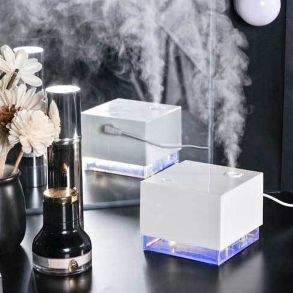water cube shape ultrasonic humidifier led blue light night lamp aroma essential diffuser mini air purifier
water cube shape ultrasonic humidifier led blue light night lamp aroma essential diffuser mini air purifier