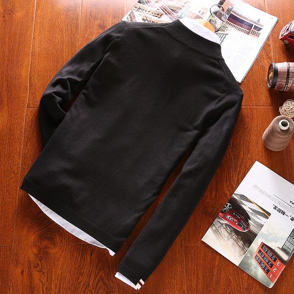 pullover men's sweater quality quantity and casual long sleeve pullovers mens sweaters 2019 autumn simple fashion cotton knitted, White;black
pullover men's sweater quality quantity and casual long sleeve pullovers mens sweaters 2019 autumn simple fashion cotton knitted, White;black