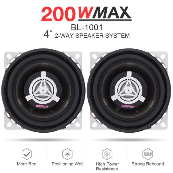 2pcs 4 inch 200w 2 way hifi car coaxial speaker loudspeaker auto audio music stereo full range frequency loud speakers
2pcs 4 inch 200w 2 way hifi car coaxial speaker loudspeaker auto audio music stereo full range frequency loud speakers