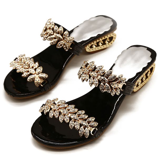 woman slippers elegant bling rhinestone ladies platform sandals 2020 summer outside casual women shoes, Black
woman slippers elegant bling rhinestone ladies platform sandals 2020 summer outside casual women shoes, Black