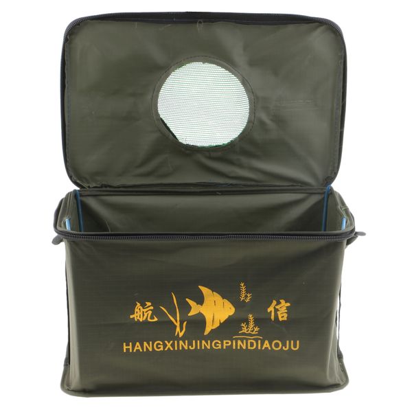 foldable fishing bucket outdoor camping canvas water carrier bag with mesh cover s/l/xl
foldable fishing bucket outdoor camping canvas water carrier bag with mesh cover s/l/xl