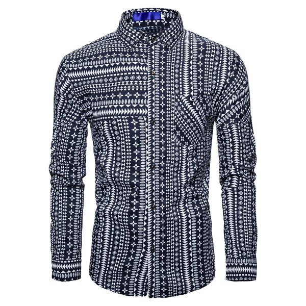 men splicing printed business leisure retro long sleeve shirt blouse shirts men dress hawaiian plus size camisa masculina, White;black
men splicing printed business leisure retro long sleeve shirt blouse shirts men dress hawaiian plus size camisa masculina, White;black