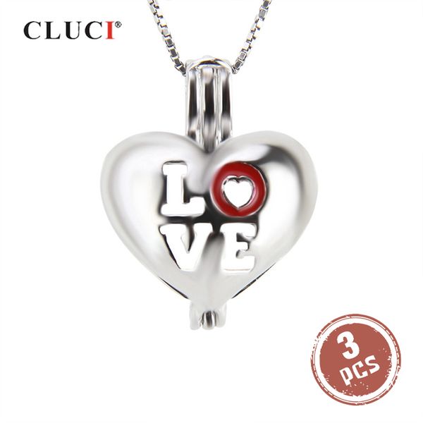 cluci 3pcs love 925 sterling silver romantic heart charms pendant valentine's day gift for women real silver 925 pearl locket
cluci 3pcs love 925 sterling silver romantic heart charms pendant valentine's day gift for women real silver 925 pearl locket