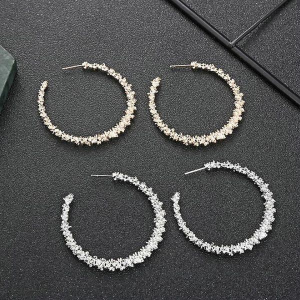 zinc alloy c-ring earrings for women fashion personality earrings circle simple ear jewelry factory direct supply, Silver
zinc alloy c-ring earrings for women fashion personality earrings circle simple ear jewelry factory direct supply, Silver