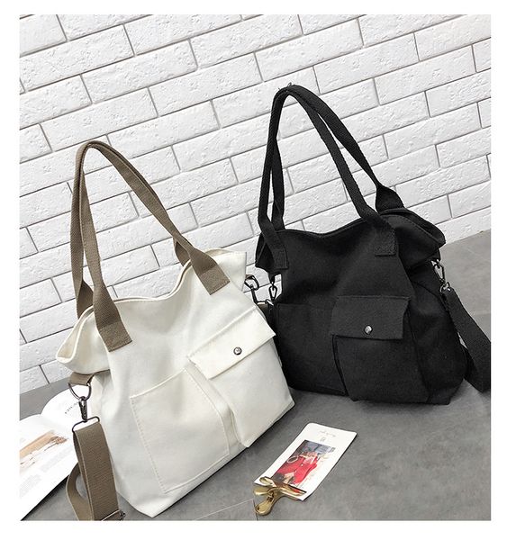 shujin solid fabre сумки литературные простые женские сумки посыльного для женщин 2020 сумки япония и корейский стиль холщовая сумка