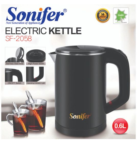 ckv-25 0.6l mini electric kettle teapot 304 stainless steel quietly boil cordless portable travel 600w water boiler sonifer
ckv-25 0.6l mini electric kettle teapot 304 stainless steel quietly boil cordless portable travel 600w water boiler sonifer
