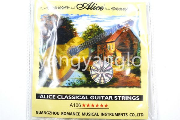 alice a106-h clear nylon classical guitar strings silver-plated copper alloy wound strings 1st-6th strings
alice a106-h clear nylon classical guitar strings silver-plated copper alloy wound strings 1st-6th strings