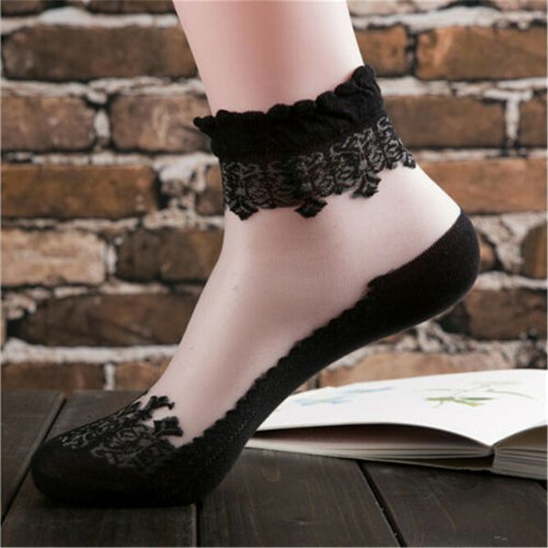 1 pair fashion women girls summer socks style lace flower short sock antiskid breathable ultrathin socks 2019 sox w3
1 pair fashion women girls summer socks style lace flower short sock antiskid breathable ultrathin socks 2019 sox w3