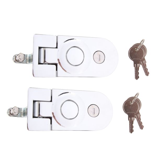 2x compression latch lock push button trigger latches key locking for marine, boat, rv, trailer, camper, motor home, cargo trailer
2x compression latch lock push button trigger latches key locking for marine, boat, rv, trailer, camper, motor home, cargo trailer