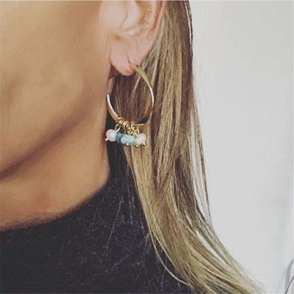 mnew fashion natural stone earring for women gold color earring geometric jewelry gifts, Golden;silver
mnew fashion natural stone earring for women gold color earring geometric jewelry gifts, Golden;silver