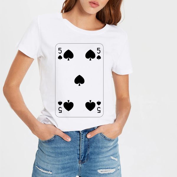 tshirt kpop playing cards graphic t shirts tees cartoon card club 5 korean t shirt women aesthetic clothes poker summer, White
tshirt kpop playing cards graphic t shirts tees cartoon card club 5 korean t shirt women aesthetic clothes poker summer, White