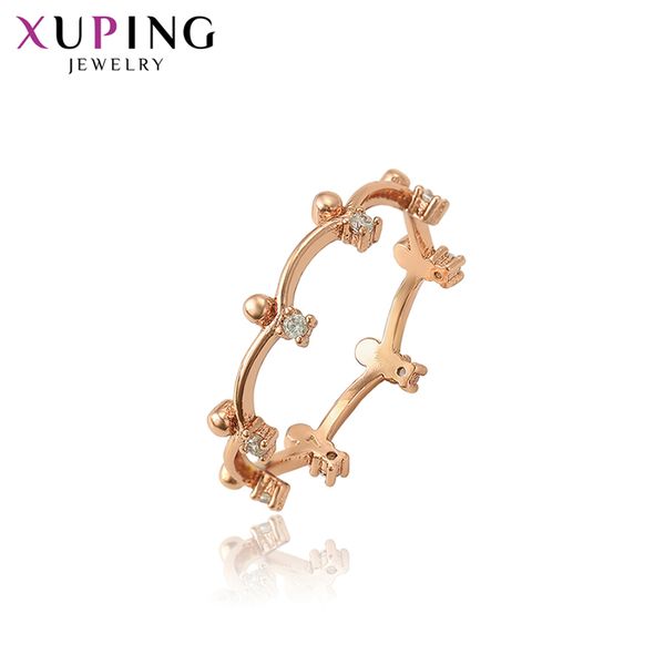 xuping nature for women trregular round rings jewelry valentine's day gifts rose gold color plated eight size rings s15705, Silver
xuping nature for women trregular round rings jewelry valentine's day gifts rose gold color plated eight size rings s15705, Silver