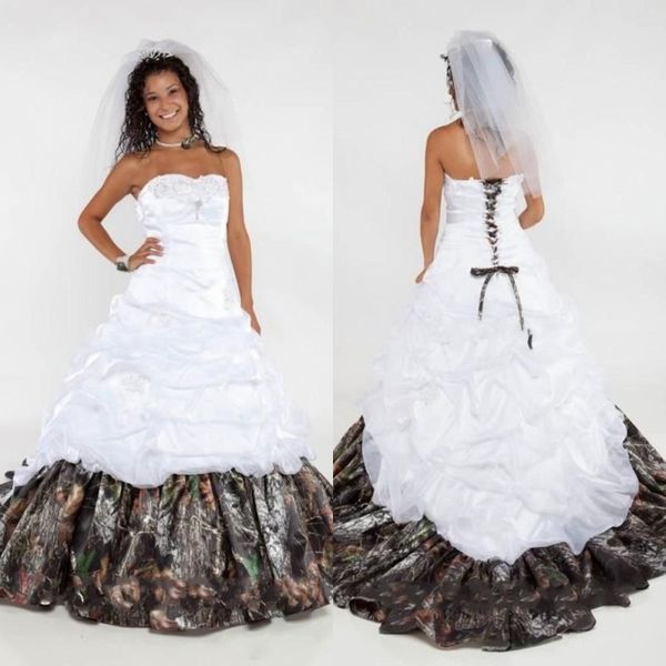 a-line wedding dresseselegant camo wedding dresses lace-up sweetheart appliques beads satin a line floor length bridal gowns, White
a-line wedding dresseselegant camo wedding dresses lace-up sweetheart appliques beads satin a line floor length bridal gowns, White