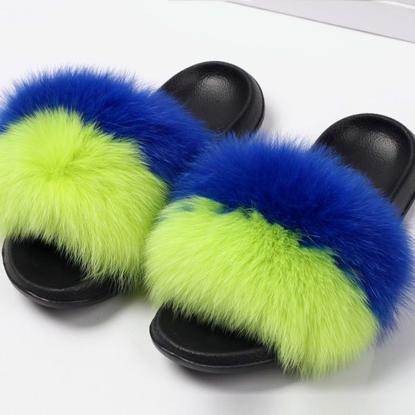 2019 latest real fox fur slippers women plus wasbeer bont slides flip flops summer sandals shoes wholesale, Black
2019 latest real fox fur slippers women plus wasbeer bont slides flip flops summer sandals shoes wholesale, Black