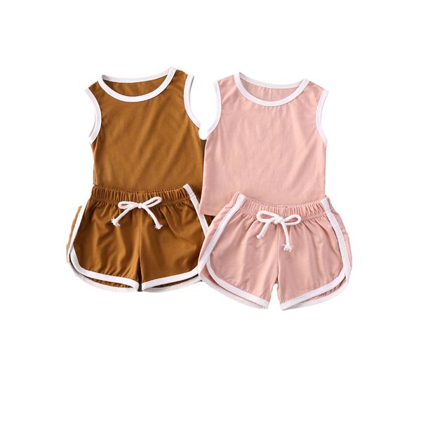 2pcs summer baby girls boys outfit clothes cotton set kid sleeveless short pants child girl set 1-5y, White
2pcs summer baby girls boys outfit clothes cotton set kid sleeveless short pants child girl set 1-5y, White