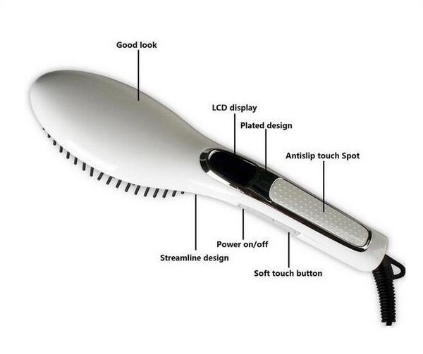 lcd ceramic hair straightener electric thermoregulator the hair iron ripple fast straightener smoothing brush, Black
lcd ceramic hair straightener electric thermoregulator the hair iron ripple fast straightener smoothing brush, Black