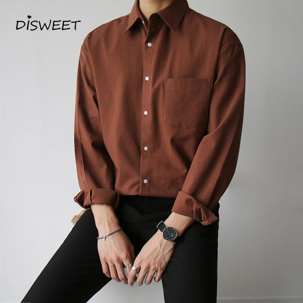 retro striped round neck shirt men's korean long sleeve loose shirt boy harajuku slim autumn men 2020, White;black
retro striped round neck shirt men's korean long sleeve loose shirt boy harajuku slim autumn men 2020, White;black