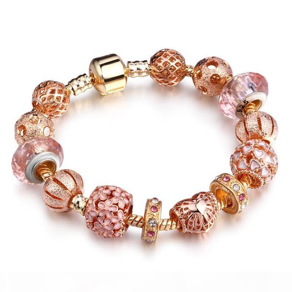 fashion diy charm designer bracelets women jewelry rose gold snake chain bracelet 925 silver crystal beads love valentine day girlfriend gft, Golden;silver
fashion diy charm designer bracelets women jewelry rose gold snake chain bracelet 925 silver crystal beads love valentine day girlfriend gft, Golden;silver