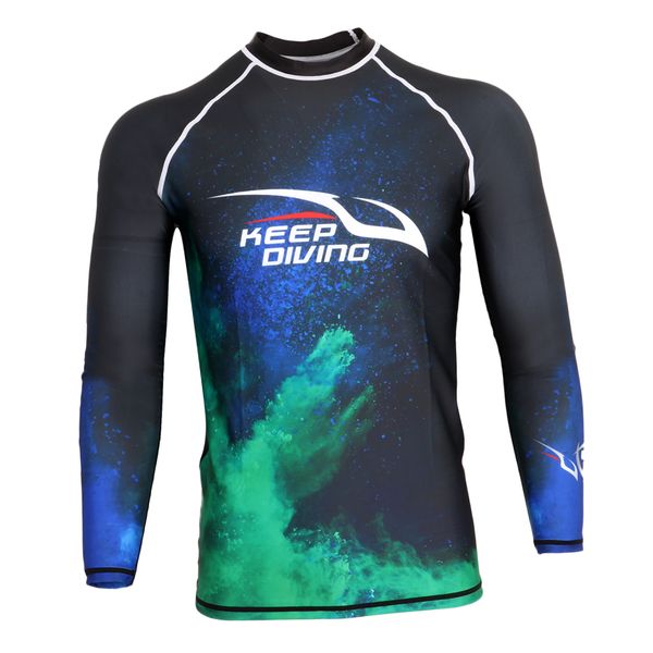 men long sleeve wetsuit scuba diving surfing snorkeling rash guard - uv protection, quick dry & breathable
men long sleeve wetsuit scuba diving surfing snorkeling rash guard - uv protection, quick dry & breathable