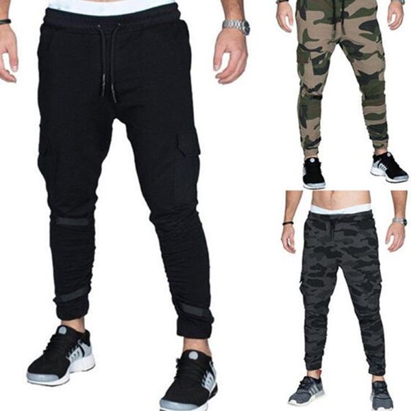 new european and american men's pocket casual sports pants breathable slim tight small leg pants jogger street hip-hop men, Black
new european and american men's pocket casual sports pants breathable slim tight small leg pants jogger street hip-hop men, Black