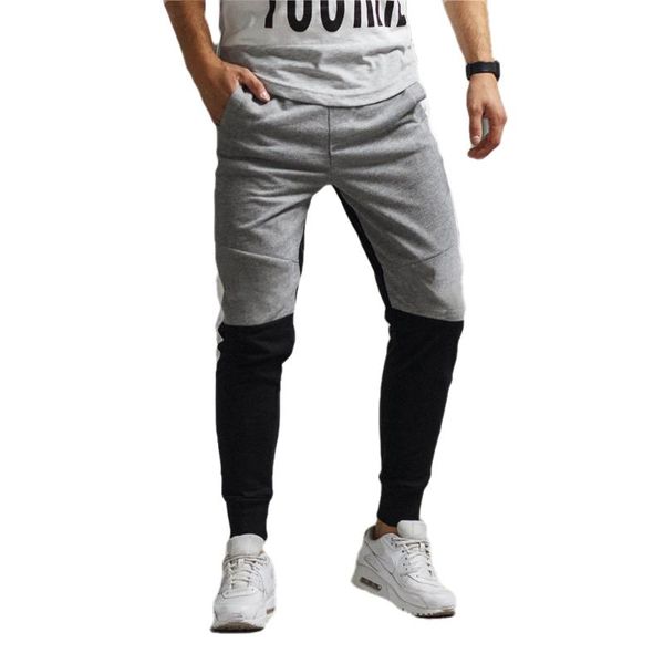 men's pants est arrival men color block patchwork sport trousers casual elastic waist feet cuff hip hop jogger sweatpants with pocket, Black
men's pants est arrival men color block patchwork sport trousers casual elastic waist feet cuff hip hop jogger sweatpants with pocket, Black