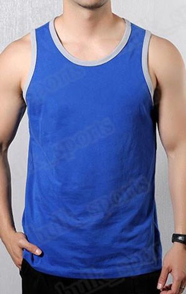 478458 Summer sleeveless sports and fitness vests men loose T shirt cotton running vest trend clothing bottom outsidse wear comfortable 50
478458 Summer sleeveless sports and fitness vests men loose T shirt cotton running vest trend clothing bottom outsidse wear comfortable 50