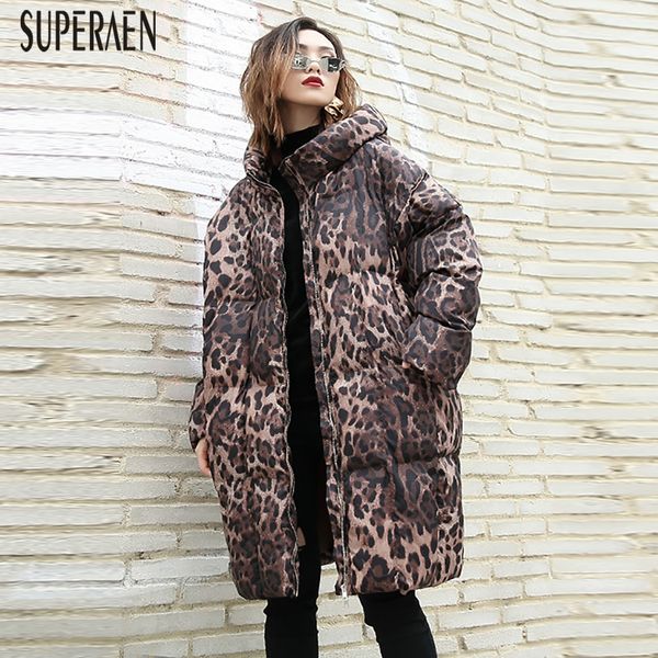 superaen leopard cotton women's warm parkas coat 2019 winter thick wild casual parkas coat female hooded loose pluz size, Black
superaen leopard cotton women's warm parkas coat 2019 winter thick wild casual parkas coat female hooded loose pluz size, Black