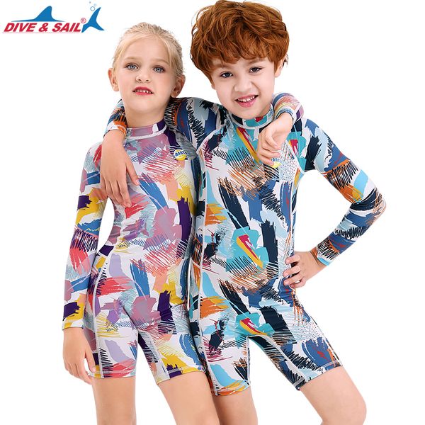 1pc dive sail girls swimsuit one piece swimwear diving suit boys kids back zip rash guard bathing suits sunsuit uv up f50
1pc dive sail girls swimsuit one piece swimwear diving suit boys kids back zip rash guard bathing suits sunsuit uv up f50