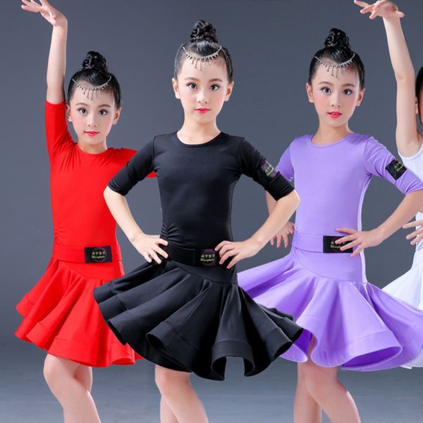 modern girl latin dance dress for children girls samba competition ballroom kids tango salsa dancewear practice wear cha cha, Black;red
modern girl latin dance dress for children girls samba competition ballroom kids tango salsa dancewear practice wear cha cha, Black;red