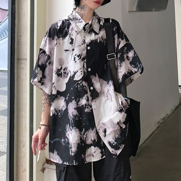 rosetic gothic tie dye blouse women shirt oversize blouses loose japan style harajuku printed school couple shirts summer, White
rosetic gothic tie dye blouse women shirt oversize blouses loose japan style harajuku printed school couple shirts summer, White