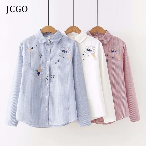 women's blouses & shirts jcgo blouse womens 2021 spring cotton embroideredy stars striped long sleeve shirt plus size female white
women's blouses & shirts jcgo blouse womens 2021 spring cotton embroideredy stars striped long sleeve shirt plus size female white