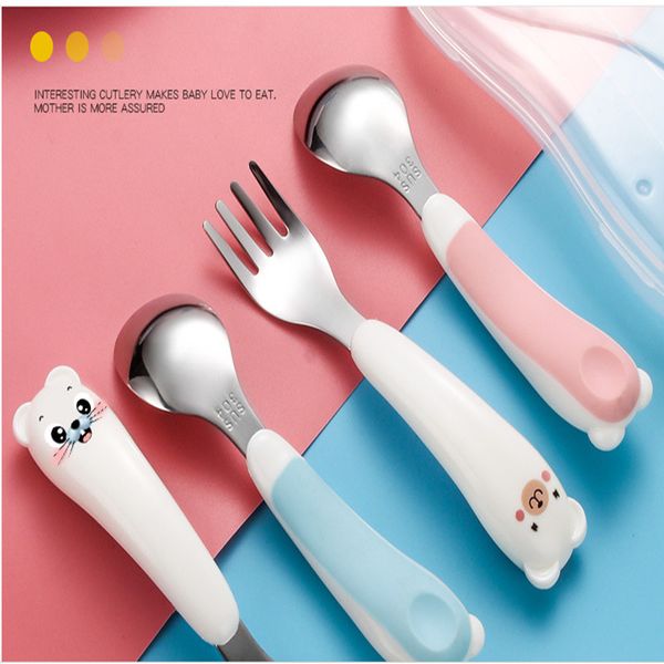 children's tableware portable set 304 stainless steel spoon fork baby feeding tableware baby cartoon fork spoon
children's tableware portable set 304 stainless steel spoon fork baby feeding tableware baby cartoon fork spoon
