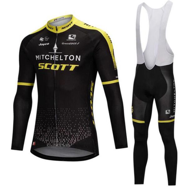 

SCOTT 2019 Pro team велоспорт Джерси Майо ciclismo велоспорт одежда ropa ciclismo с длинным рукавом