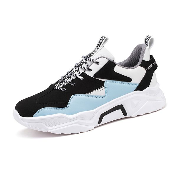 men's shoes fashion sports casual shoes thick bottom height increasing light men sneakers size 39-44, Black
men's shoes fashion sports casual shoes thick bottom height increasing light men sneakers size 39-44, Black