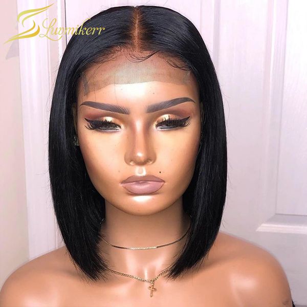 short bob closure wigs 150 density brazilian straight lace front human hair wigs 4x4 lace closure wig blunt cut remy pre plucked, Black;brown
short bob closure wigs 150 density brazilian straight lace front human hair wigs 4x4 lace closure wig blunt cut remy pre plucked, Black;brown