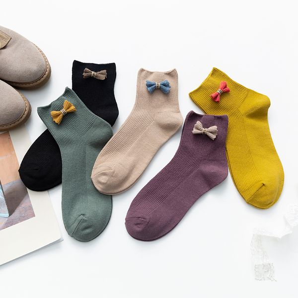 3 pairs/pack kawaii bow low crew socks women fashion cute women socks 100 cotton candy color spring dropshipping, Black;white
3 pairs/pack kawaii bow low crew socks women fashion cute women socks 100 cotton candy color spring dropshipping, Black;white
