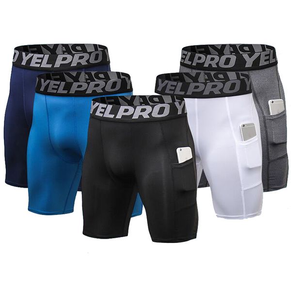 men high elastic compression pocket running leggings slim sport tights men's gym fitness training leggings male underwear, Black;blue
men high elastic compression pocket running leggings slim sport tights men's gym fitness training leggings male underwear, Black;blue