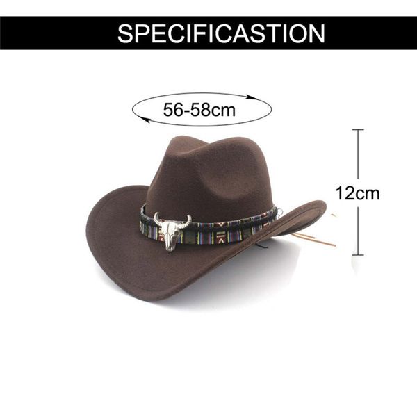 этнический стиль западной ковбойской шляпе женщин шерсти hat jazz western cowboy cap, Yellow
этнический стиль западной ковбойской шляпе женщин шерсти hat jazz western cowboy cap, Yellow