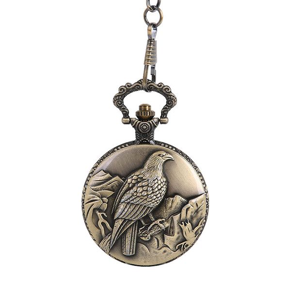large thick chain classical embossed eagle overlooking the mountain pocket watch retro pocket watch, Slivery;golden
large thick chain classical embossed eagle overlooking the mountain pocket watch retro pocket watch, Slivery;golden