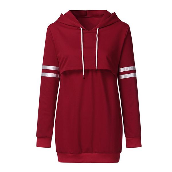 pregnant women autumn and winter striped patchwork sweater pregnant women nursing breastfeeding hooded sweater sweatshirt #20, White
pregnant women autumn and winter striped patchwork sweater pregnant women nursing breastfeeding hooded sweater sweatshirt #20, White