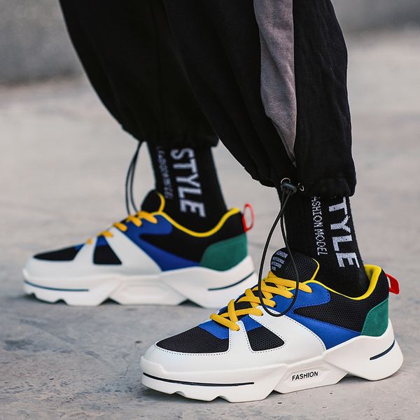 youth fashion trend shoes men casual ins sell sneakers men new colorful dad shoes male mesh breathable casual sport, Black
youth fashion trend shoes men casual ins sell sneakers men new colorful dad shoes male mesh breathable casual sport, Black