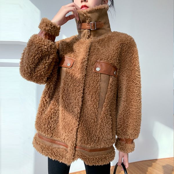 tcyeek 2019 winter real шубы женщины vintage короткой sheep shearling шинель streetwear шуба 100% шерсть куртка hiver 991, Black
tcyeek 2019 winter real шубы женщины vintage короткой sheep shearling шинель streetwear шуба 100% шерсть куртка hiver 991, Black