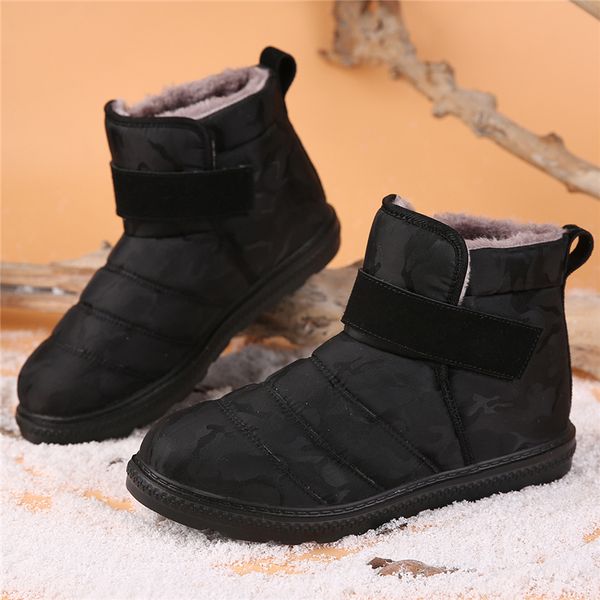 2020 new men's shoes men's boots thick leather warm ankle boots footwear waterproof snow winter shoes unisex, Black
2020 new men's shoes men's boots thick leather warm ankle boots footwear waterproof snow winter shoes unisex, Black