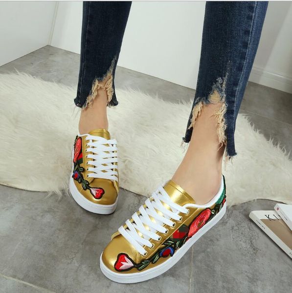 new round head women's shoes lace student leisure sports thick bottom shoes embroidered fashion sneakers, Black
new round head women's shoes lace student leisure sports thick bottom shoes embroidered fashion sneakers, Black