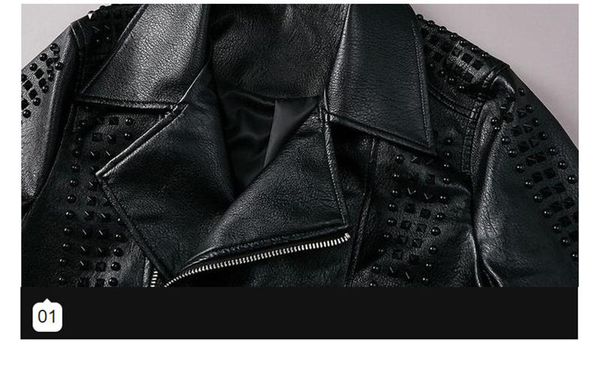 lapel neck mens pu leather jackets long sleeve mens outerwear fashion mens slim jacket, Black
lapel neck mens pu leather jackets long sleeve mens outerwear fashion mens slim jacket, Black